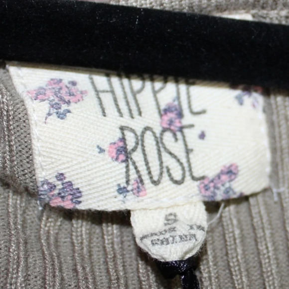 Hippie Rose grayish green stretchy dress NWT - Picture 5 of 5